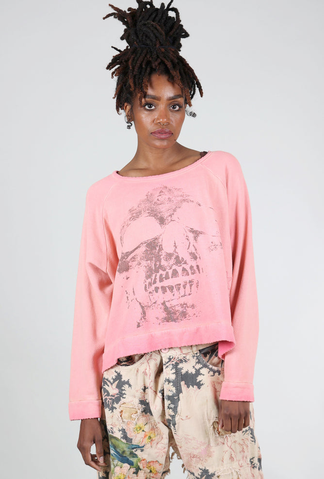 Magnolia Pearl Star Applique Richi Sweatshirt, Sunfaded Azalea One Size Azalea