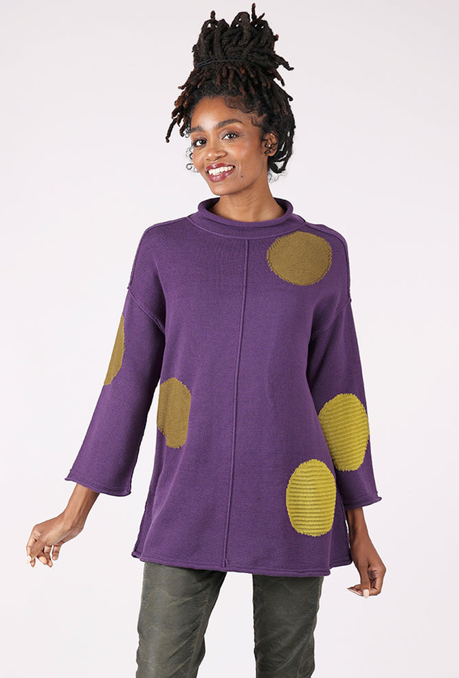 Olivia by Habitat Statement Circle Back Tunic, Violet 