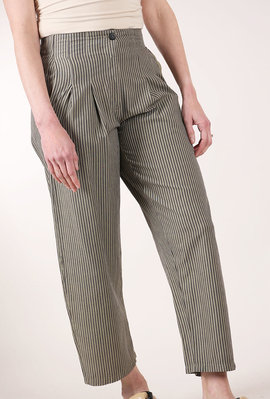 Pinstripe Patsy Trouser, Toasted