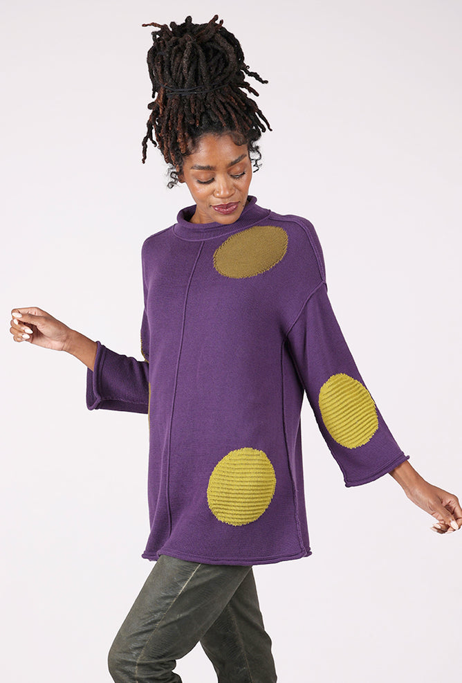 Olivia by Habitat Statement Circle Back Tunic, Violet 