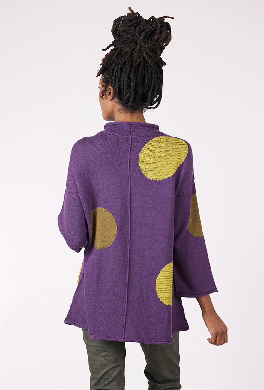 Olivia by Habitat Statement Circle Back Tunic, Violet 
