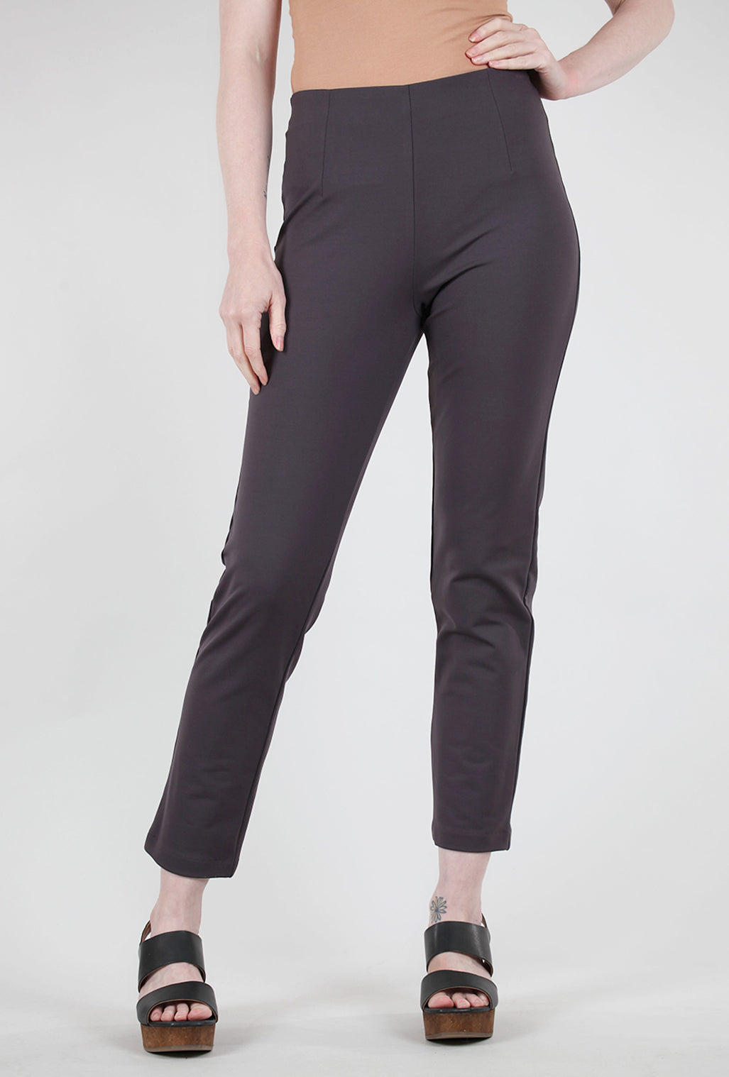 Equestrian Zani Ponte Tech Pant, Rabbit 