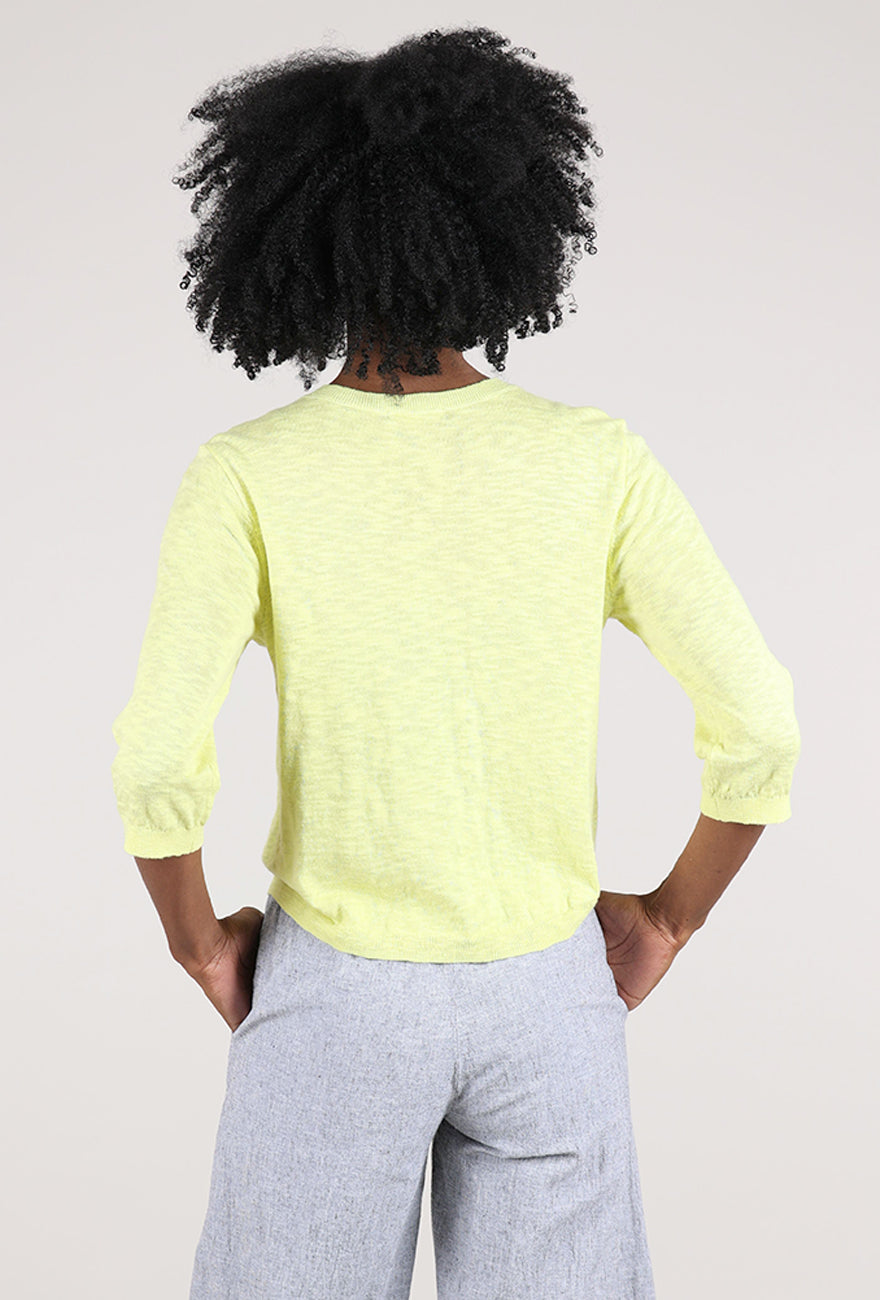 Mododoc 3/4-Sleeve Swing Sweater, Lush Pear 