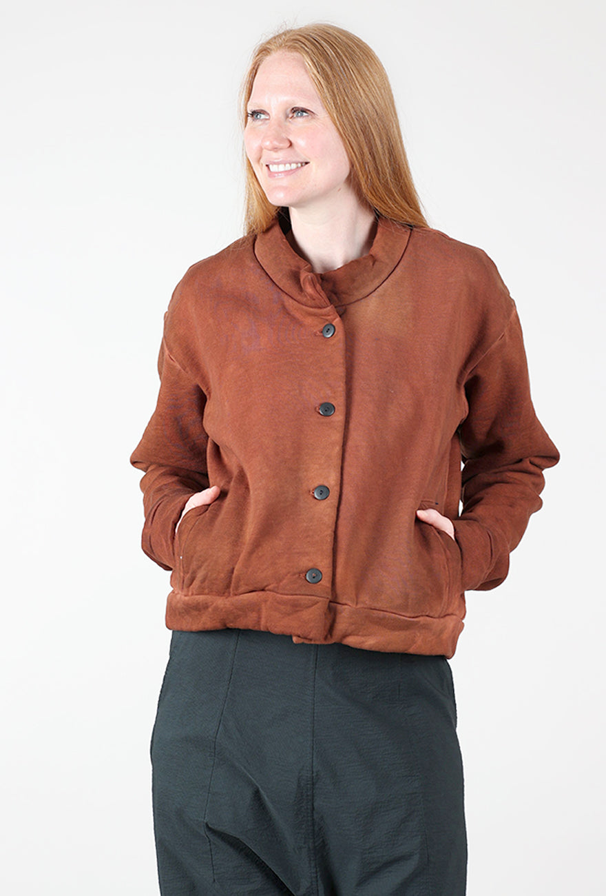 Alum Fleece Jacket, Rust