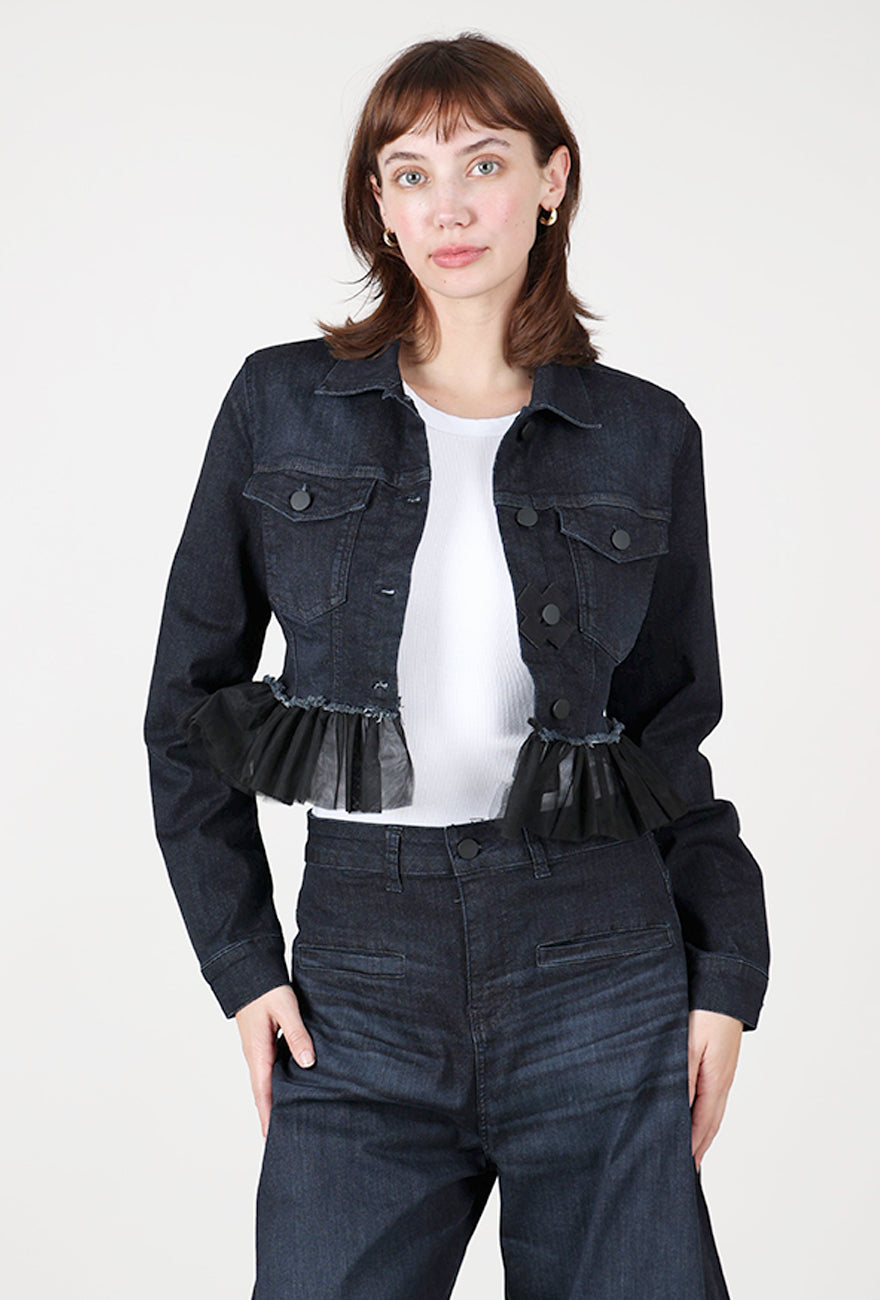 Pluslavie Sugar Denim Jacket, Dark Blue 