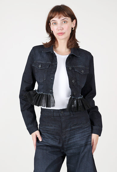 Pluslavie Sugar Denim Jacket, Dark Blue 