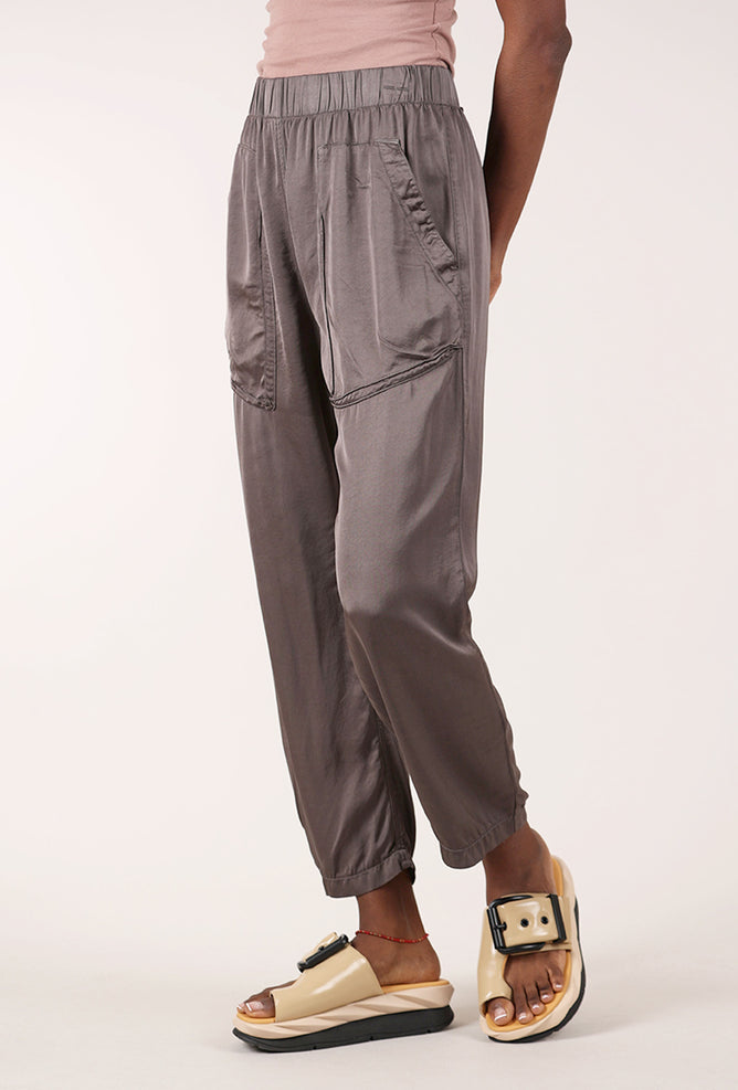 Easy Does It Satin Pant, Dior Gray