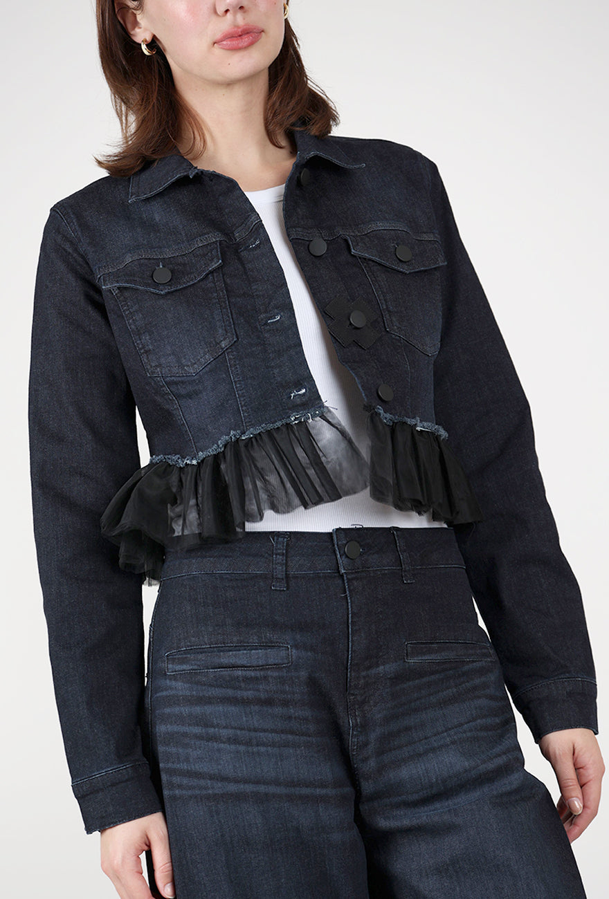 Pluslavie Sugar Denim Jacket, Dark Blue 