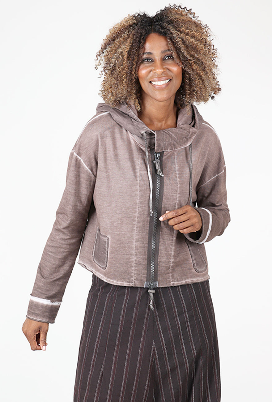 Big Zipper FT Jacket, Brown
