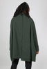 Rundholz Tattered Wool Car Coat, Camp Green 