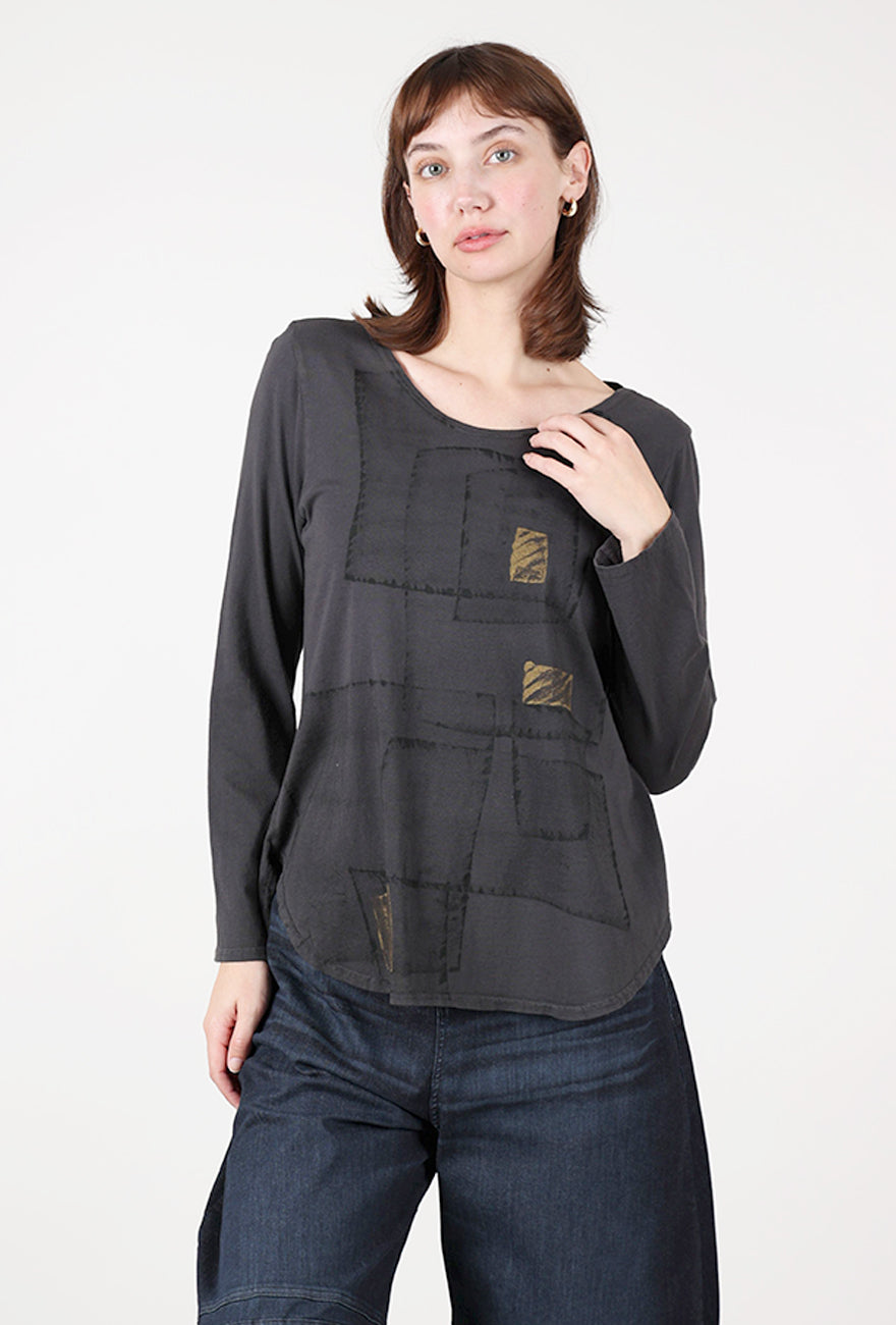 Margo Graphic Tee, Dusk