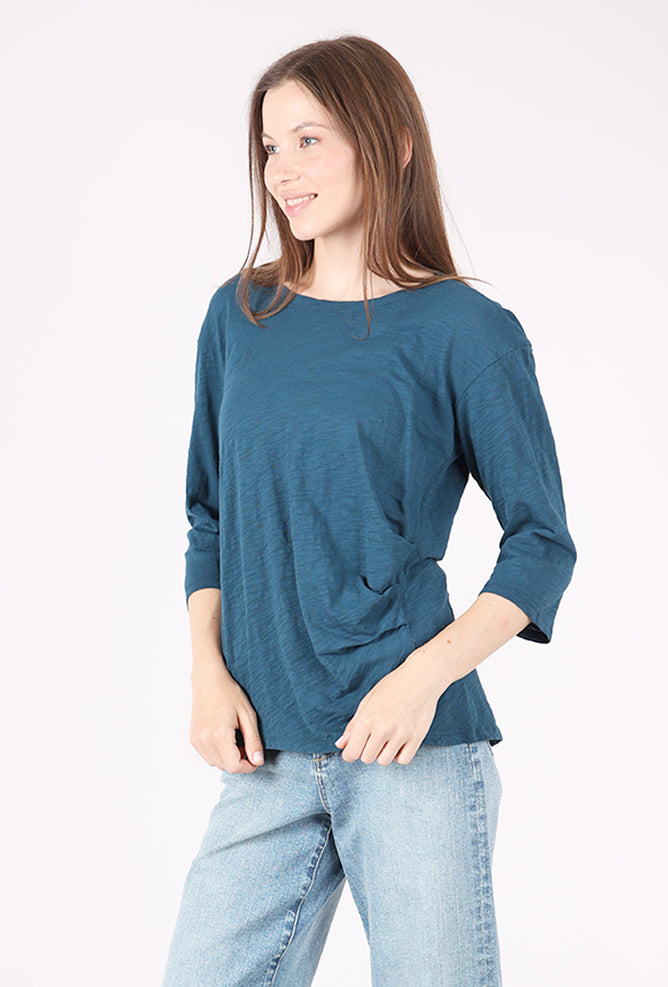Side-Gathered Tee, Fanta-Sea