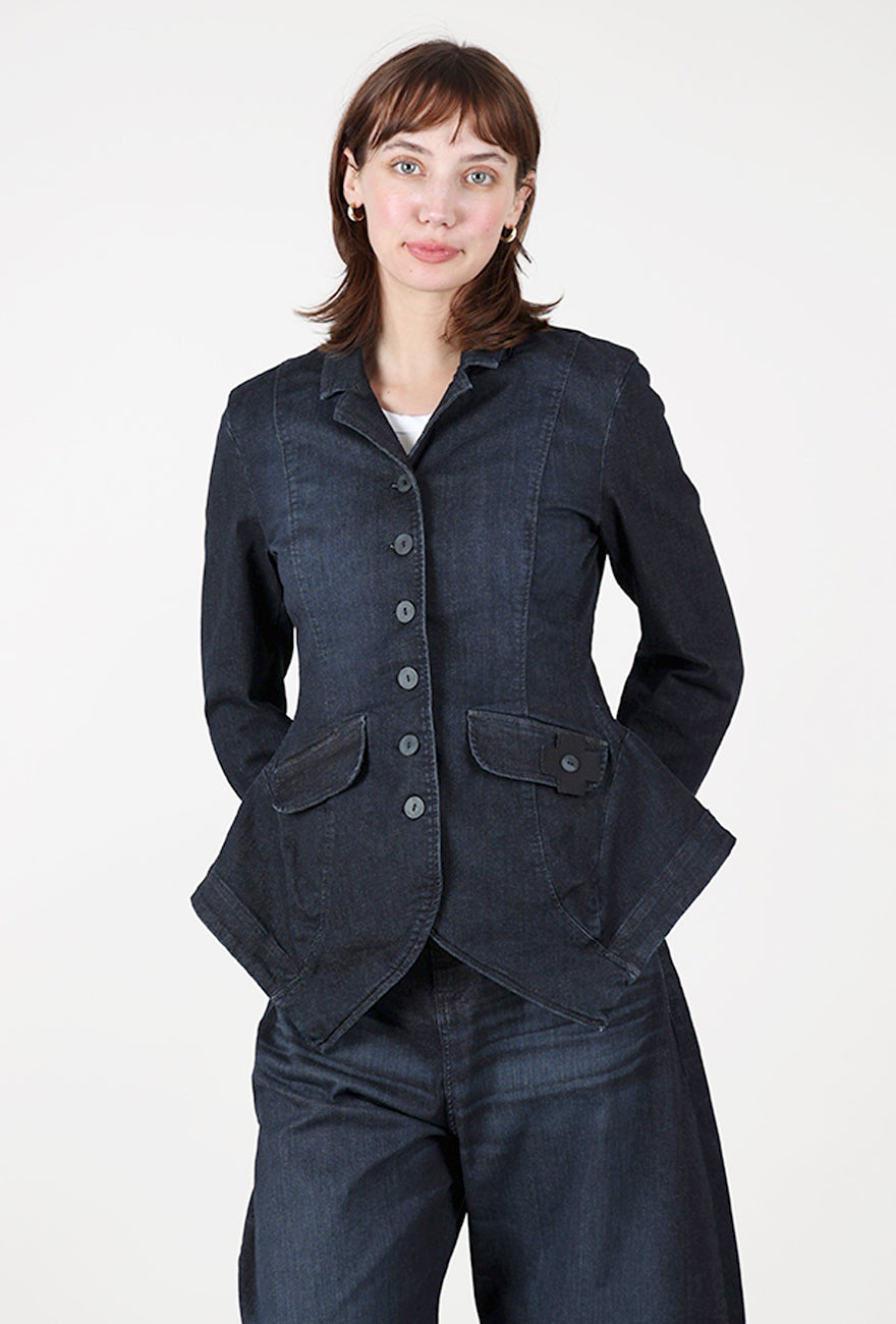 Pluslavie Blue Edge Jacket, Dark Blue 