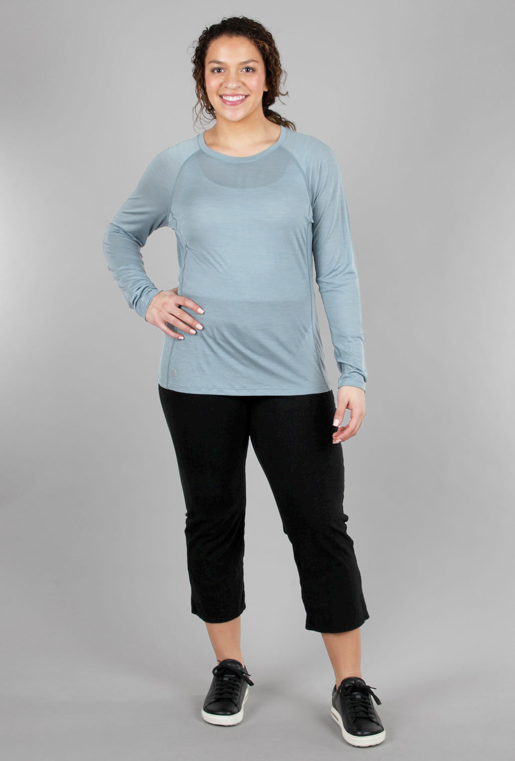 Smartwool Active Ultra Lite Long Sleeve Tee, Lead 