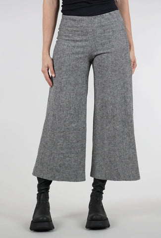 Equestrian Jara Cropped Pant, Heathered Black 