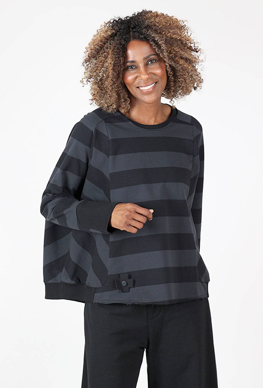 Short Sweat, Wide Stripe