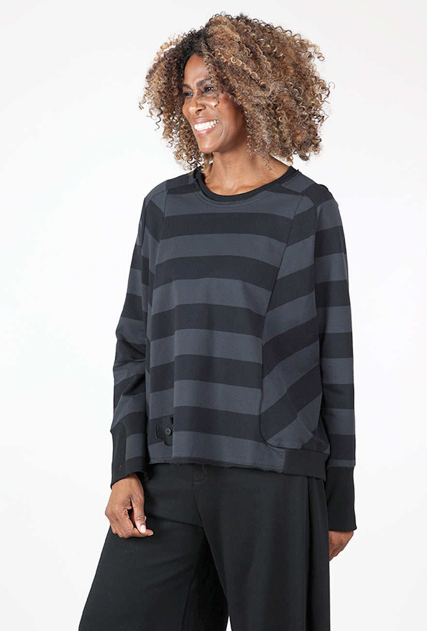 Short Sweat, Wide Stripe