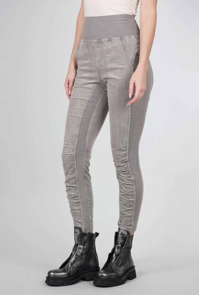 Wearables by XCVI Cord Penny Leggings, Distressed Java 