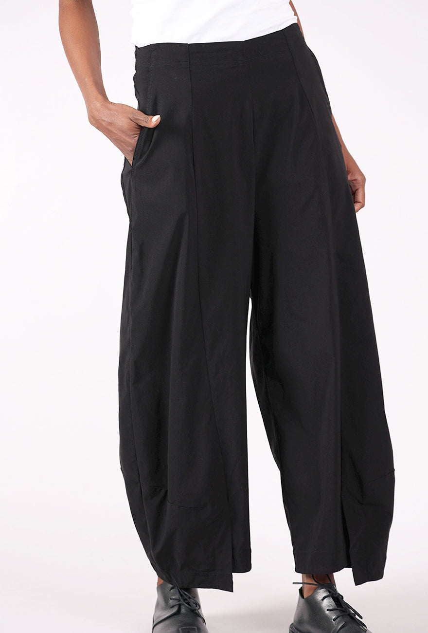 Rundholz Sig Stretch Slouch Lantern Pant, Black 