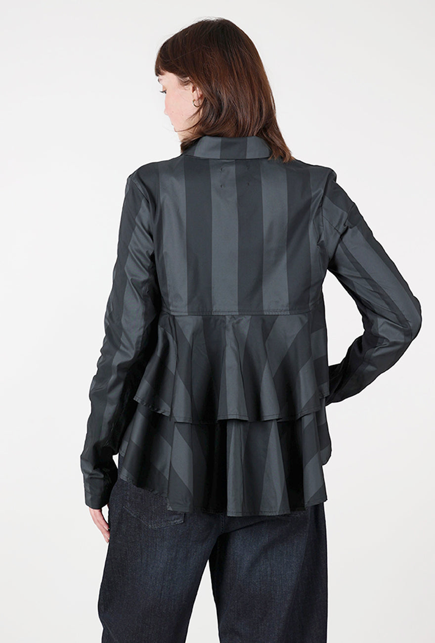 Pluslavie No Cardigan Blazer, Wide Stripe 