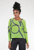 Andrea Greer Emily Tubular Print Top, Green 