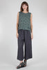 Cut Loose Hanky Linen Full Crop Pant, Anthracite 