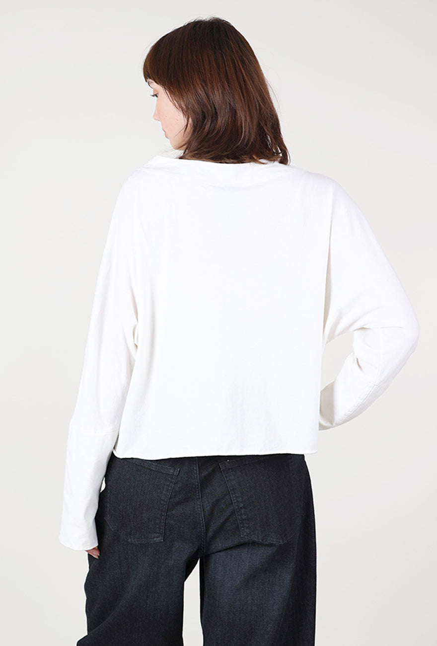 Calla Graphic Tee, Parchment Angle 3