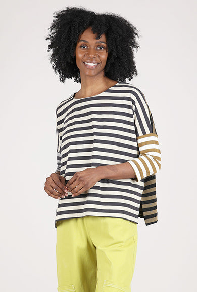 Alembika Multi Stripes Tee, Earth Mix 
