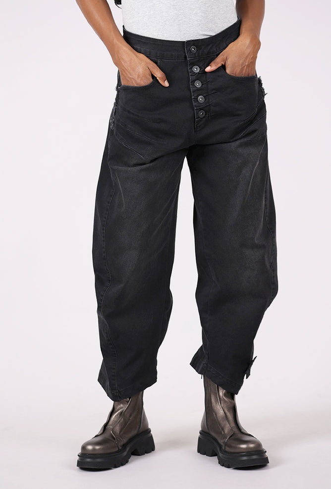Pluslavie The Barrel Denim, Black 