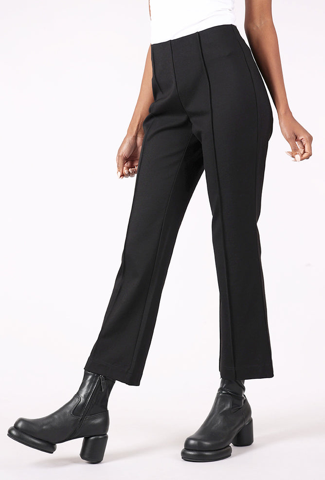 Olivia by Habitat Ponte Kick Flare Pant, Black 