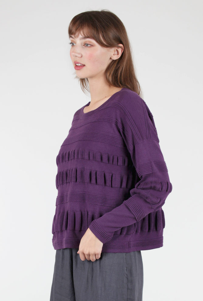 Planet Pucker Up Sweater, Grape One Size Grape