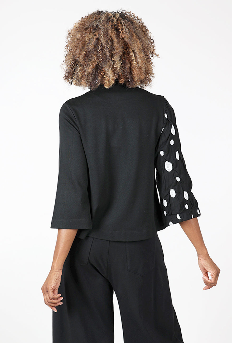 Ozai Divided in Dots Jacket, Black 
