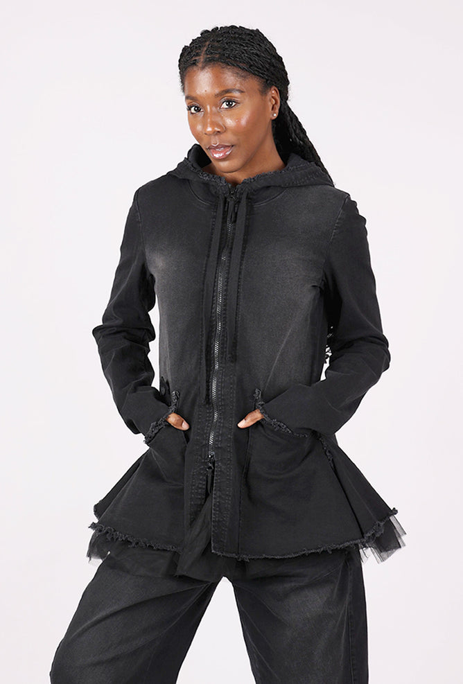 The Cute Denim Jacket, Black