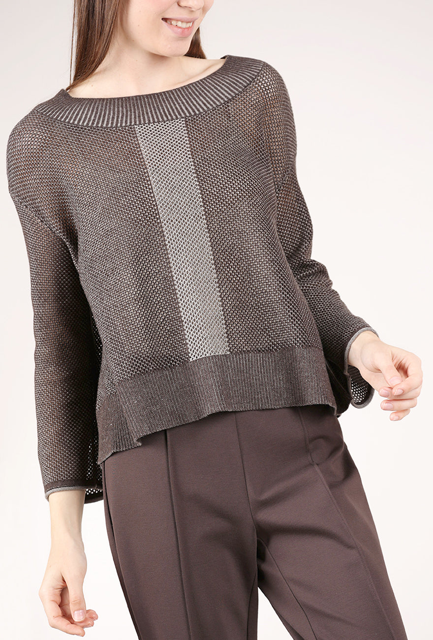 Olivia by Habitat Reversible Mesh Go-To Topper, Chocolate 