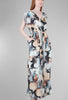 Grade & Gather Swirl Beach Dress, Peach Multi 