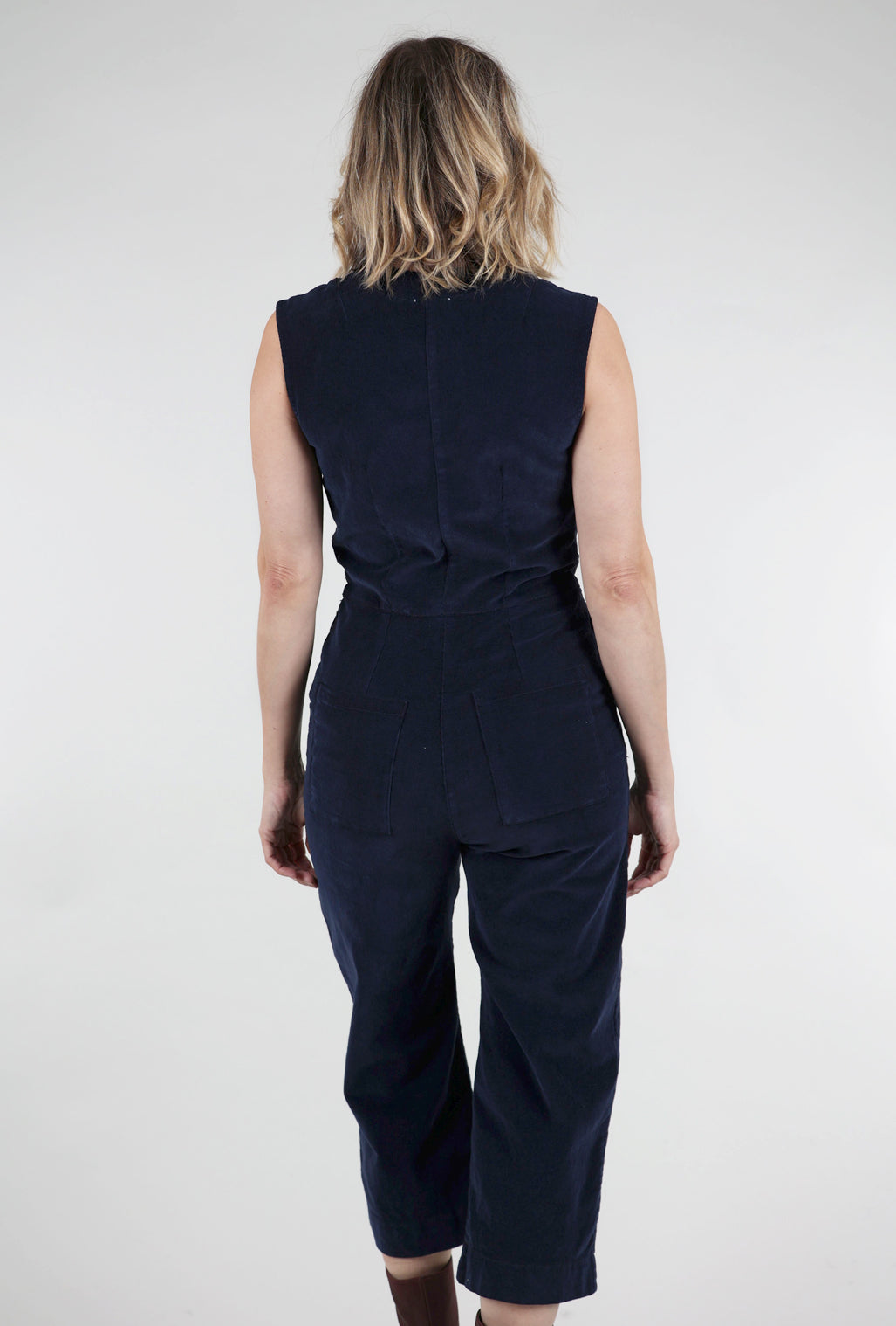 Prairie Underground Fine Again Cord Jumpsuit, Midnight 