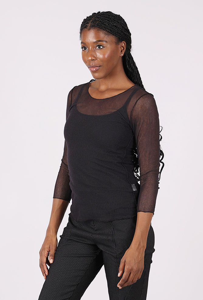 Diva Mesh Tee, Iron