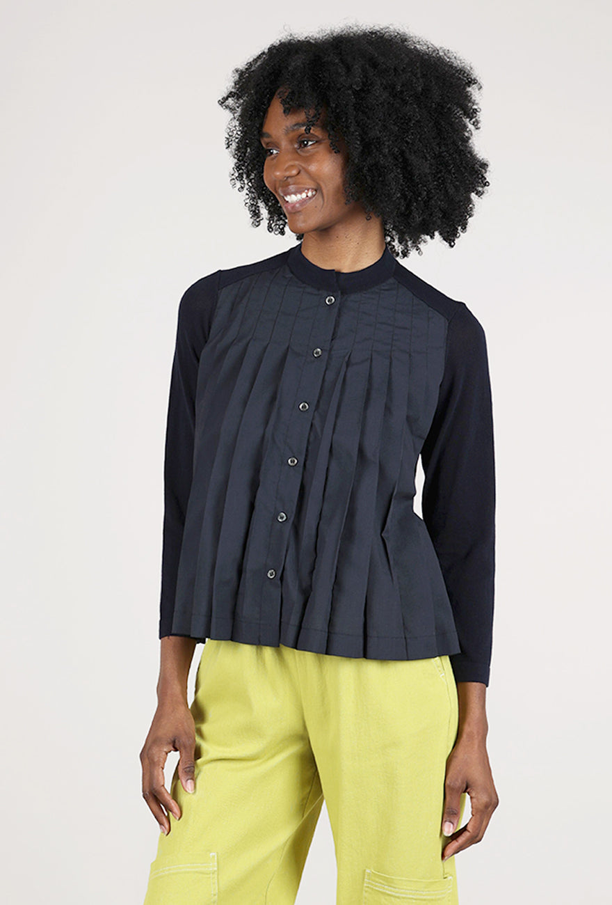 Yoshi Kondo Organ Cardigan, Navy 