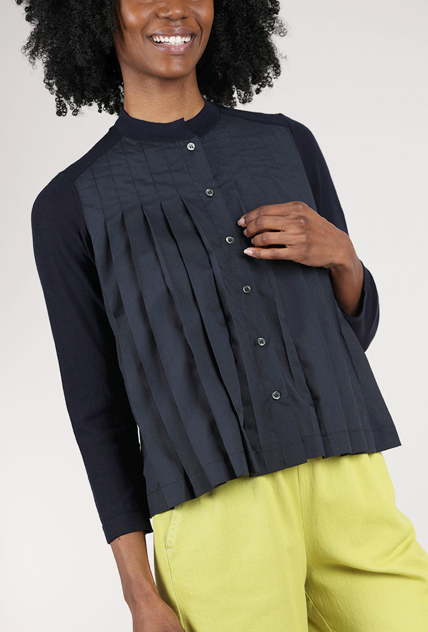 Yoshi Kondo Organ Cardigan, Navy 