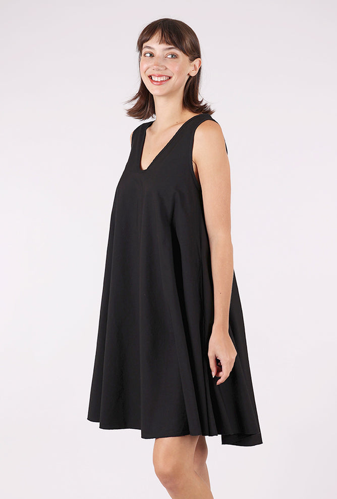 Pluslavie Short Dress, Black