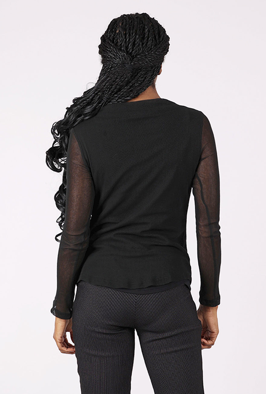 Porto Rolo Top, Black 