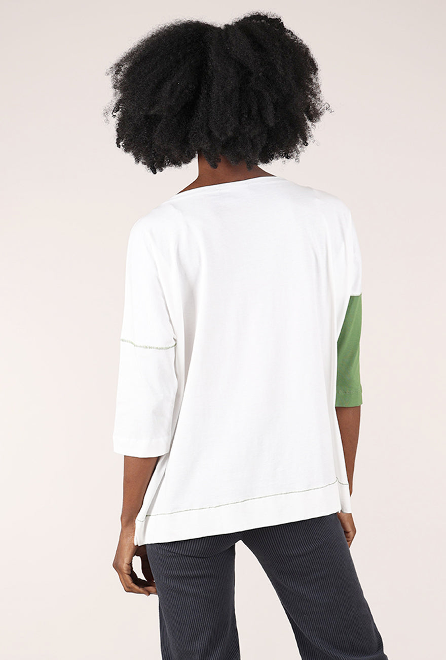 Floating Pebble Tee, White