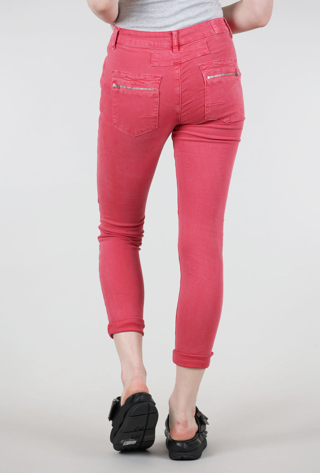 Femme Fatale Star Stretchy Pants, Scarlet 