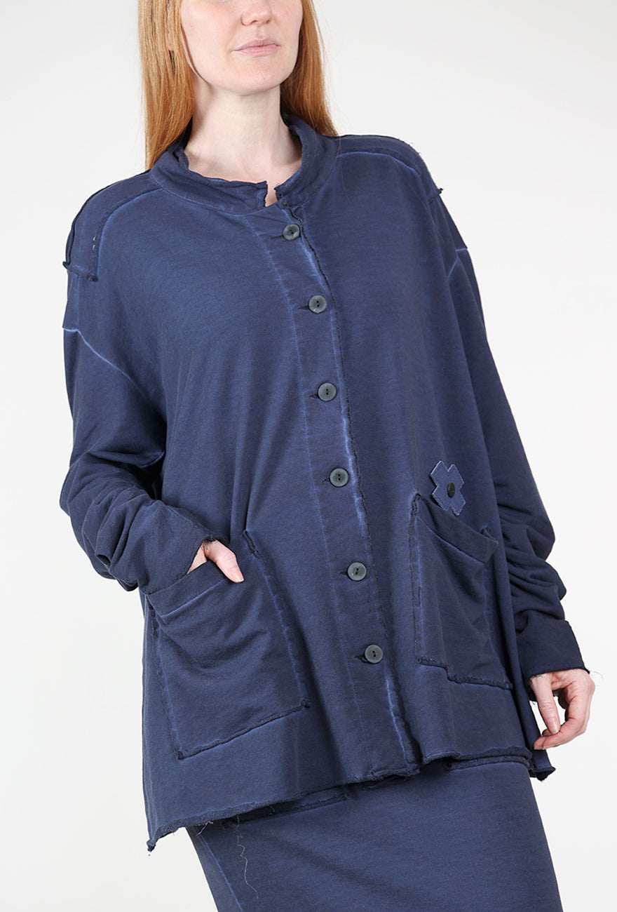 Boxy Sweat Shirt, Ocean Angle 5