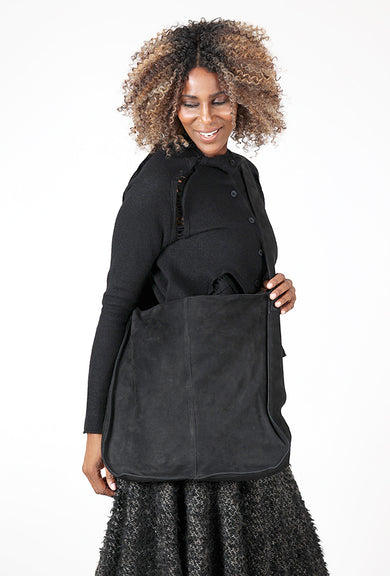 Sort Aarhus Rounded Handbag, Black Black 