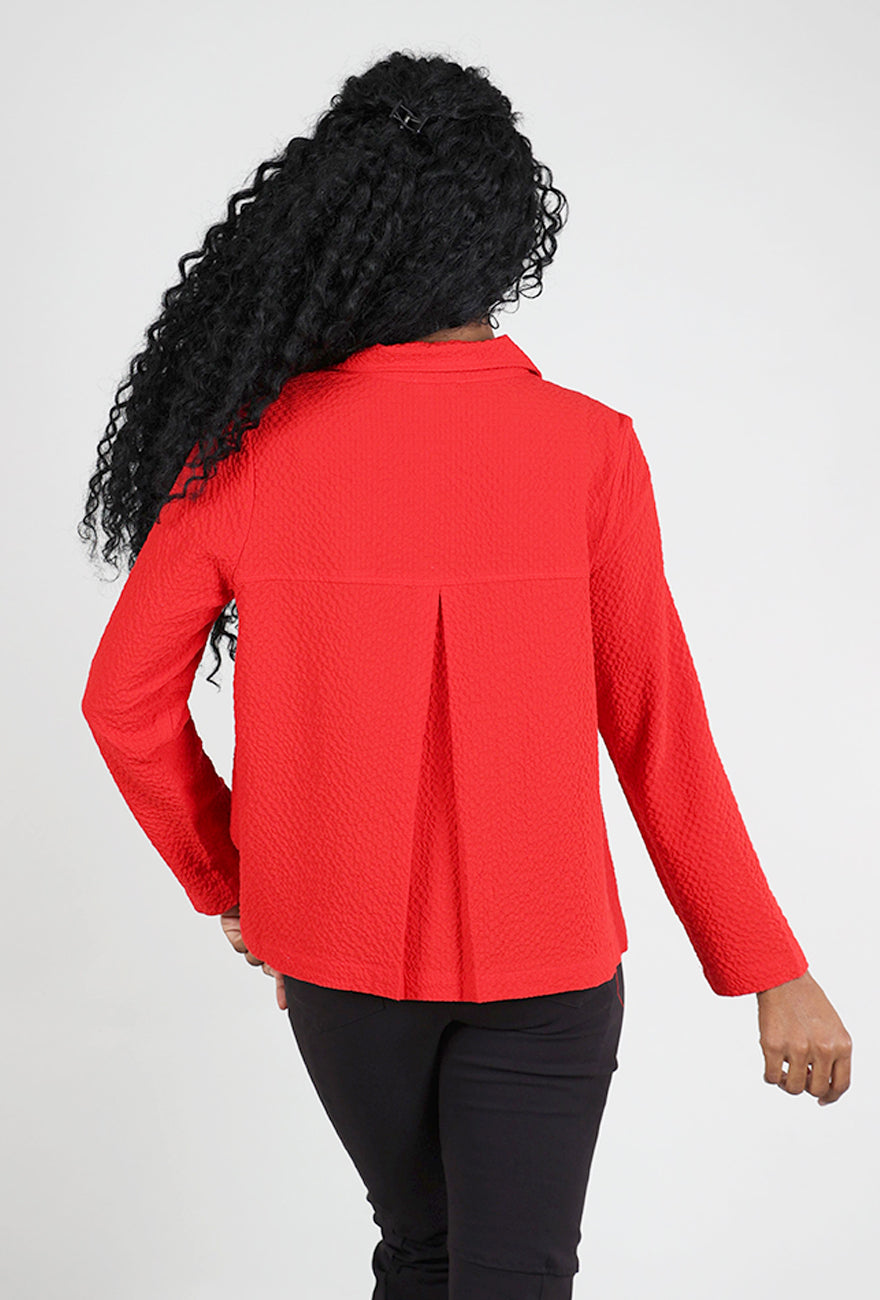 Habitat Pucker Weave Statement Jacket, Apple 