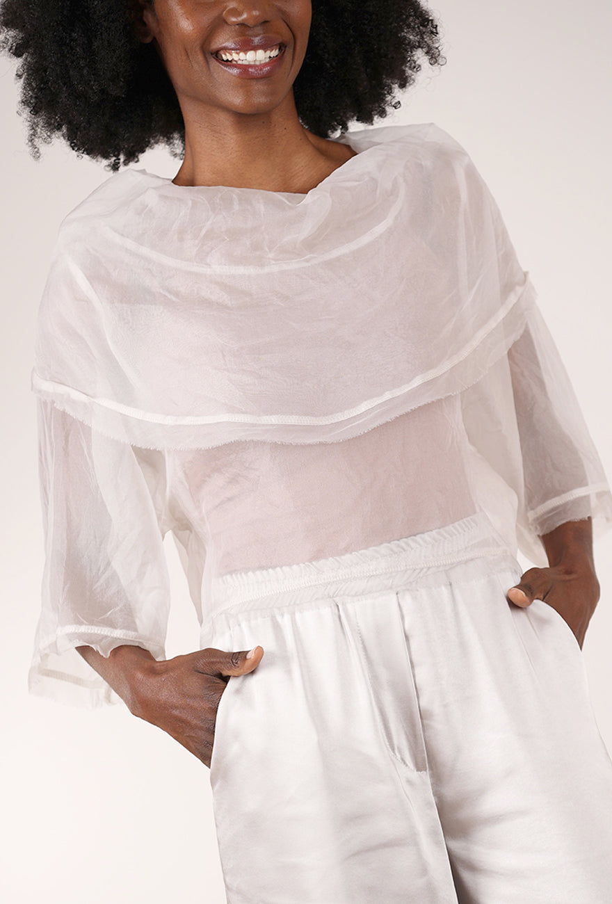 Planet Organza Jackie O, Putty 