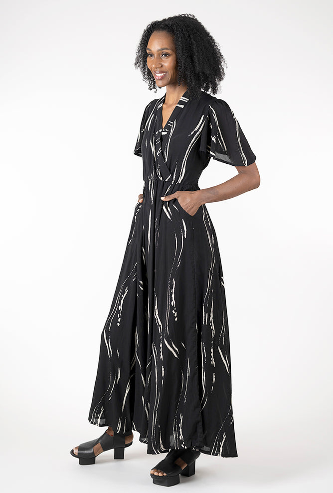 Bel Kazan La Vie En Rose Dress, Black Sumi 