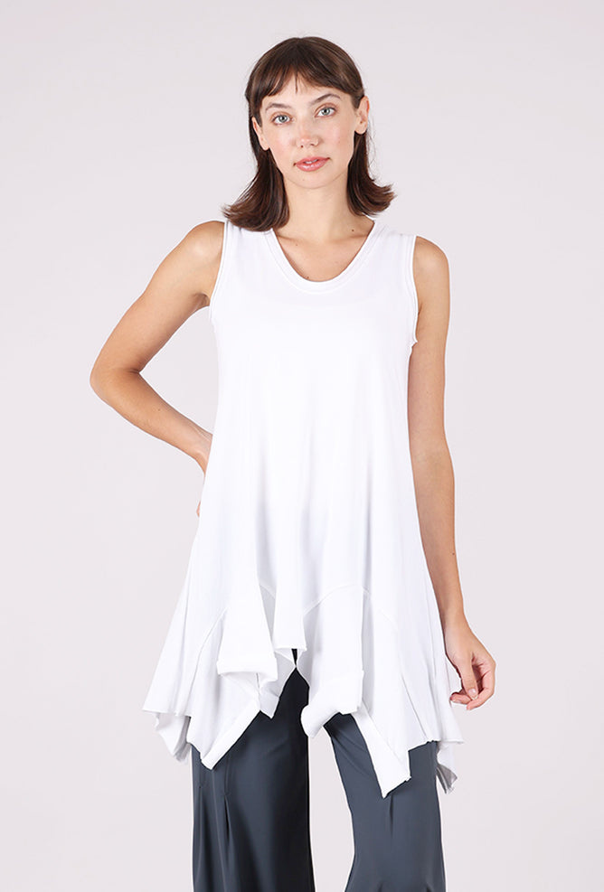 Pluslavie Turn Over Top, White 