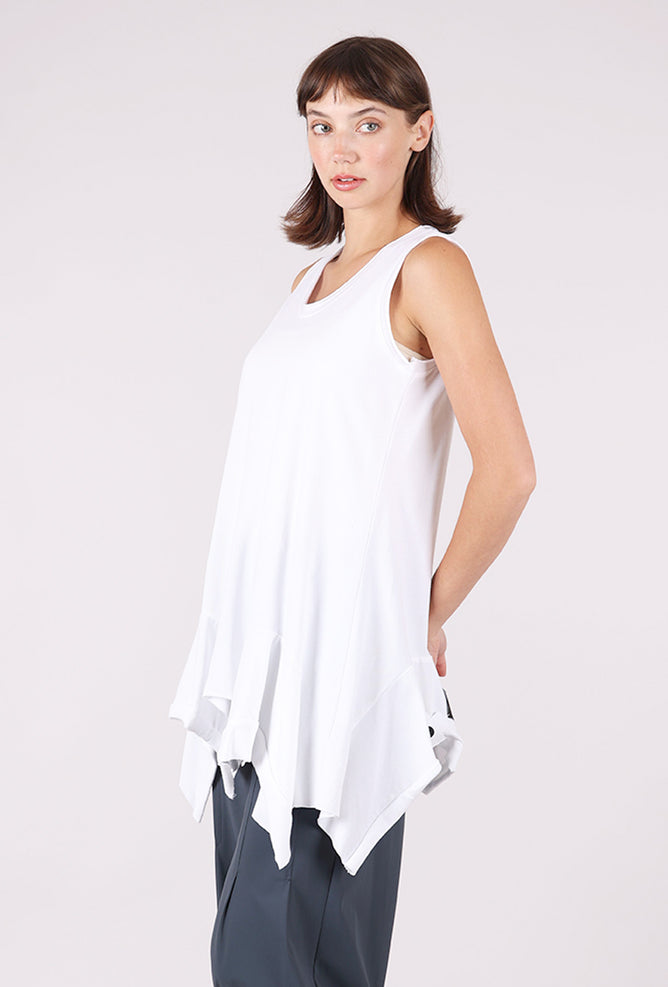 Pluslavie Turn Over Top, White 